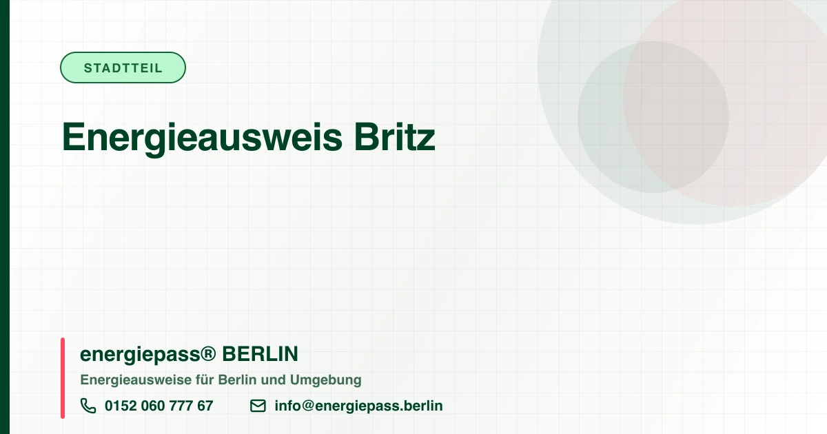 Energieausweis Britz, energiepass® BERLIN