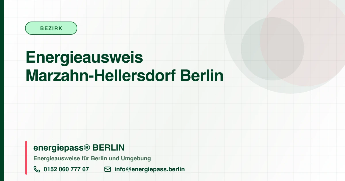 Energieausweis Marzahn-Hellersdorf Berlin, energiepass® BERLIN